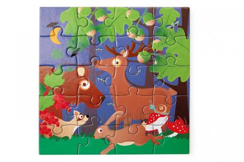Mágneses puzzle könyv - Erdő - Scratch Europe