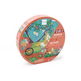 2 az 1-ben puzzle és 3D puzzle Hercegnő Scratch Europe