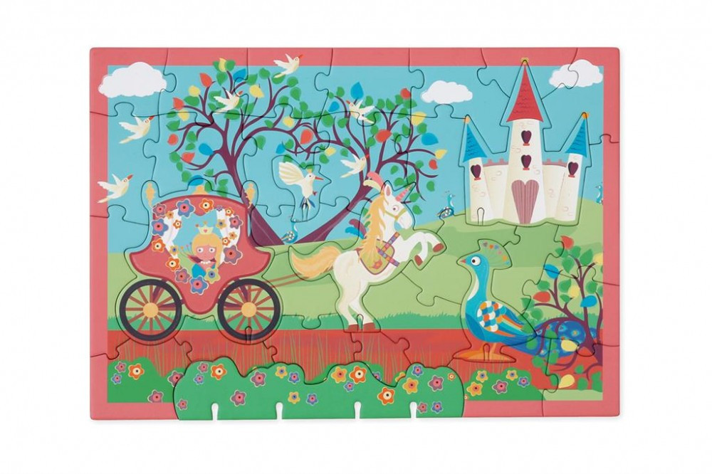 2 az 1-ben puzzle és 3D puzzle Hercegnő Scratch Europe - részletek