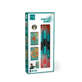   Darts kezdőkészlet, Űrhajó 38*60 cm 2 oldalas, Scratch Europe