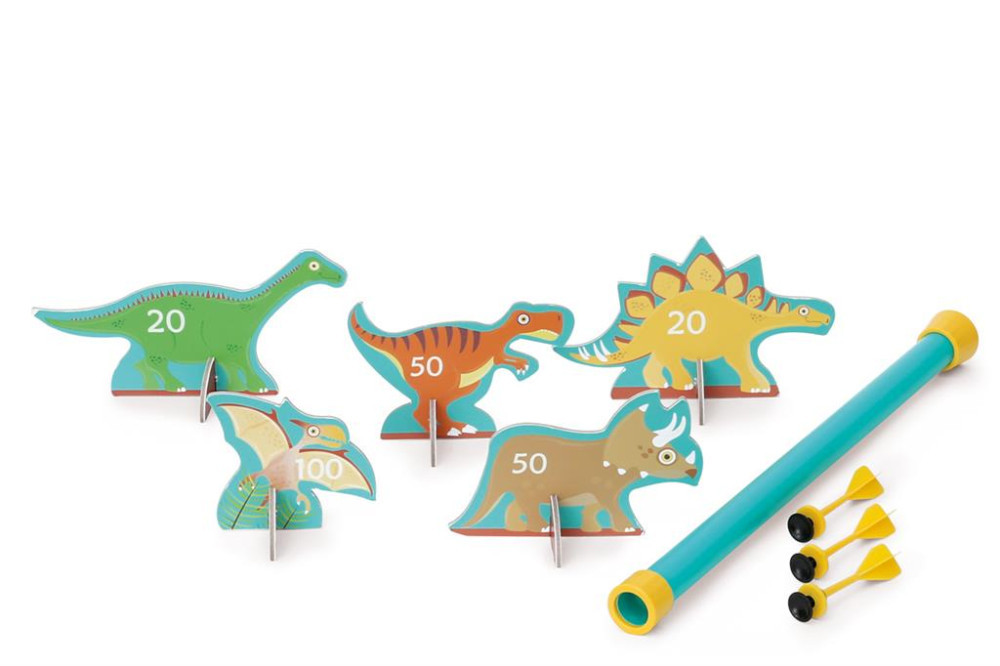 Fúvócsöves játék, Dinók Scratch Europe közelről