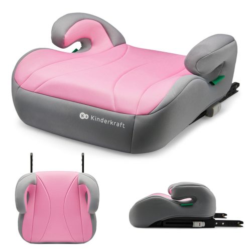 KINDERKRAFT Ülésmagasító i-Boost i-size 135-150 cm Pink - utolsó darab