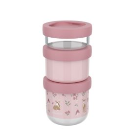   Little Dutch gyerek snack box készlet 3 db-os - fairy garden