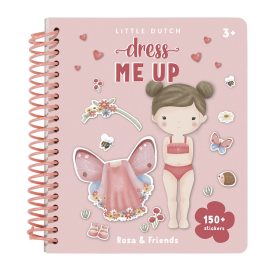   Little Dutch öltöztess fel matricás füzet - Rosa és barátai