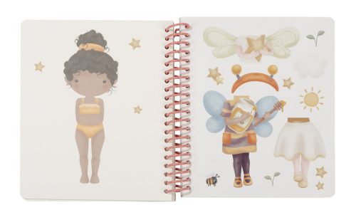 Little Dutch öltöztess matricás füzet - Rosa és barátai