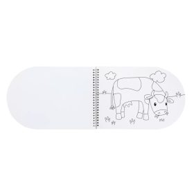   Little Dutch kifestő könyv 4 színű festékkel és ecsettel