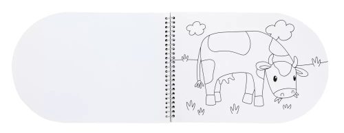 Little Dutch kifestő könyv 4 színű festékkel és ecsettel