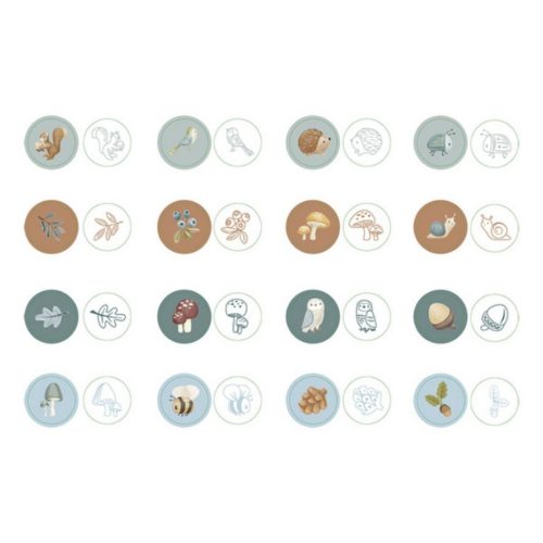 Little Dutch nyomda készlet - Forest Friends