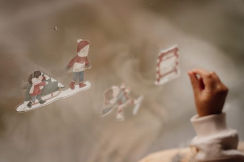 Little Dutch karácsonyi ablak matrica