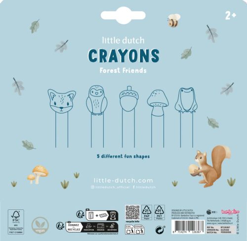 Little Dutch zsírkréta Forest Friends