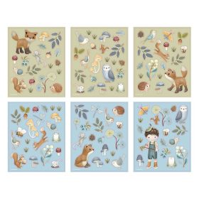 Little Dutch matrica szett - Forest Friends