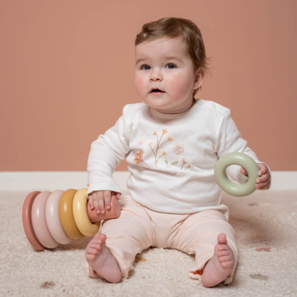 Little Dutch Műanyag Montessori Torony - Pink - előnyök