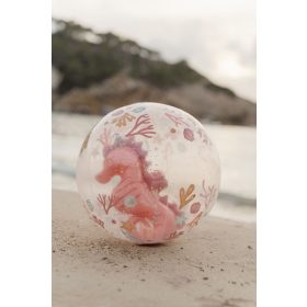 Little Dutch felfújható 3D strandlabda Ocean Dreams pink