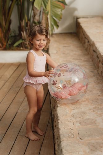 Little Dutch felfújható 3D strandlabda Ocean Dreams pink