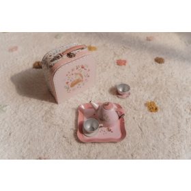 Little Dutch fém teáskészlet bőröndben