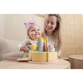 Little Dutch gyerek születésnapi korona számokkal - pink