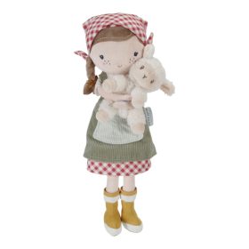   Little Dutch baba díszdobozban - Little Farm Rosa báránnyal 35 cm