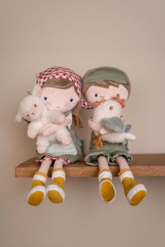 Little Dutch baba díszdobozban - Little Farm Rosa báránnyal 35 cm