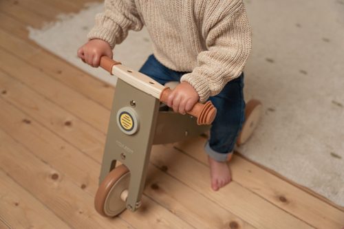 Little Dutch fa tricikli - olívazöld