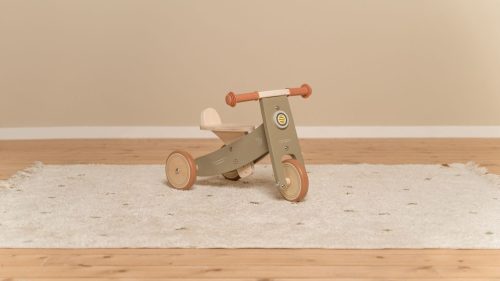 Little Dutch fa tricikli - olívazöld