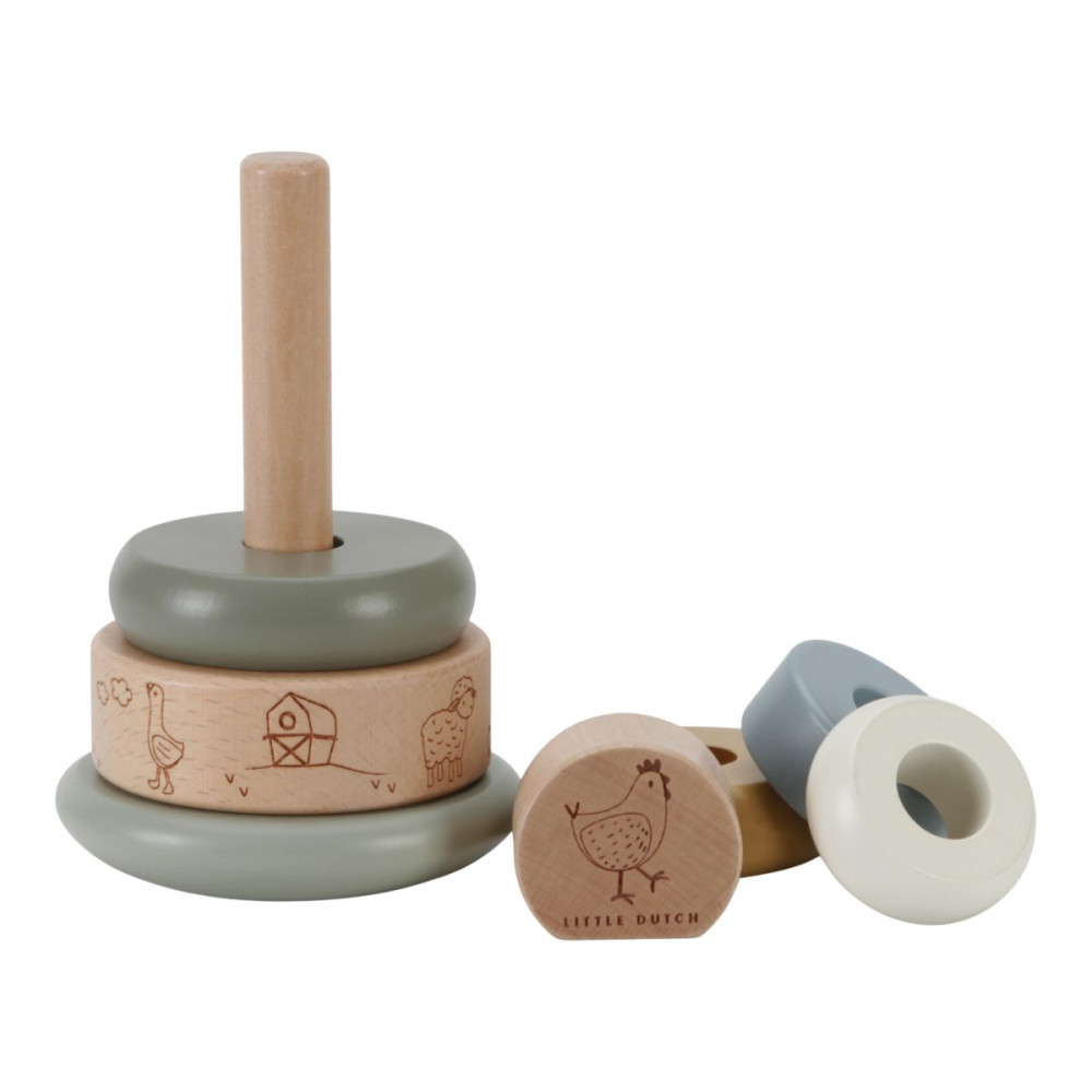 Little Dutch montessori torony - Little Farm használat közben
