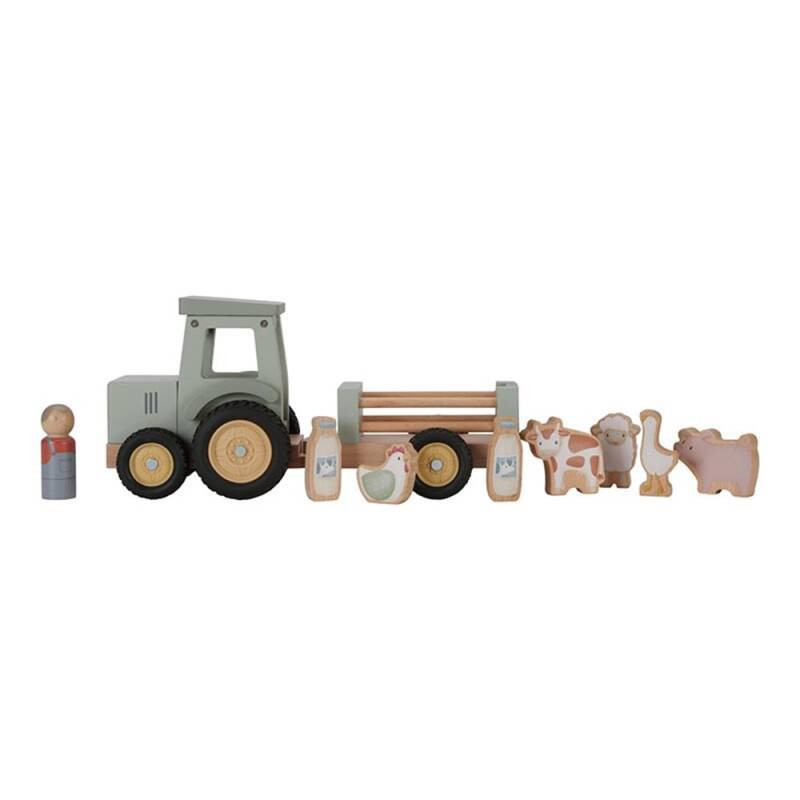 Little Dutch traktor utánfutóval - Little Farm játék közben