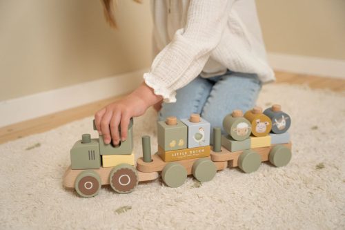 Little Dutch traktor építőelemekkel - Little Farm