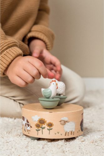 Little Dutch mozgó figurás zenedoboz - Little Farm