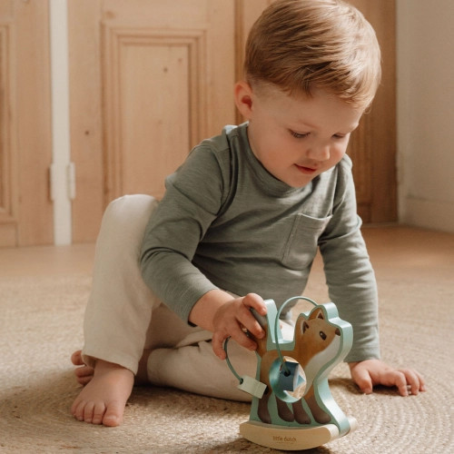 Little Dutch billegő golyóvezető - Forest Friends