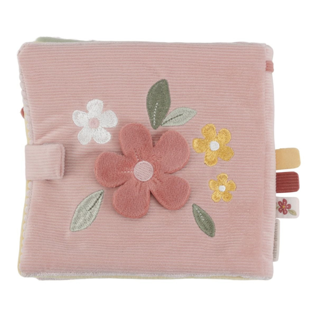 Little Dutch textil babakönyv nagy - Fairy Garden használat közben
