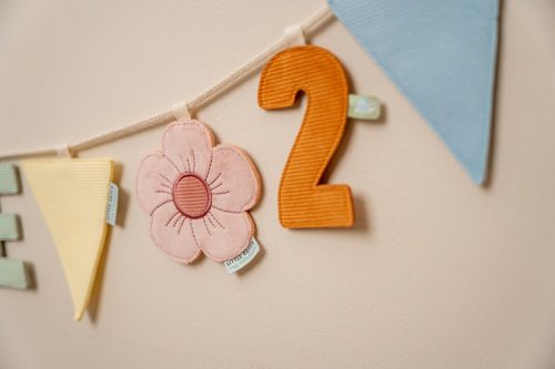 Little Dutch felfűzhető textil betű K