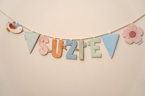 Little Dutch felfűzhető textil betű S
