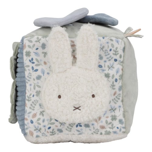 Little Dutch Miffy készségfejlesztő plüss kocka - Lucky Leaves