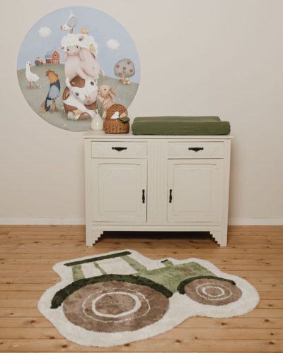 Little Dutch gyerekszőnyeg traktor 100x110 cm