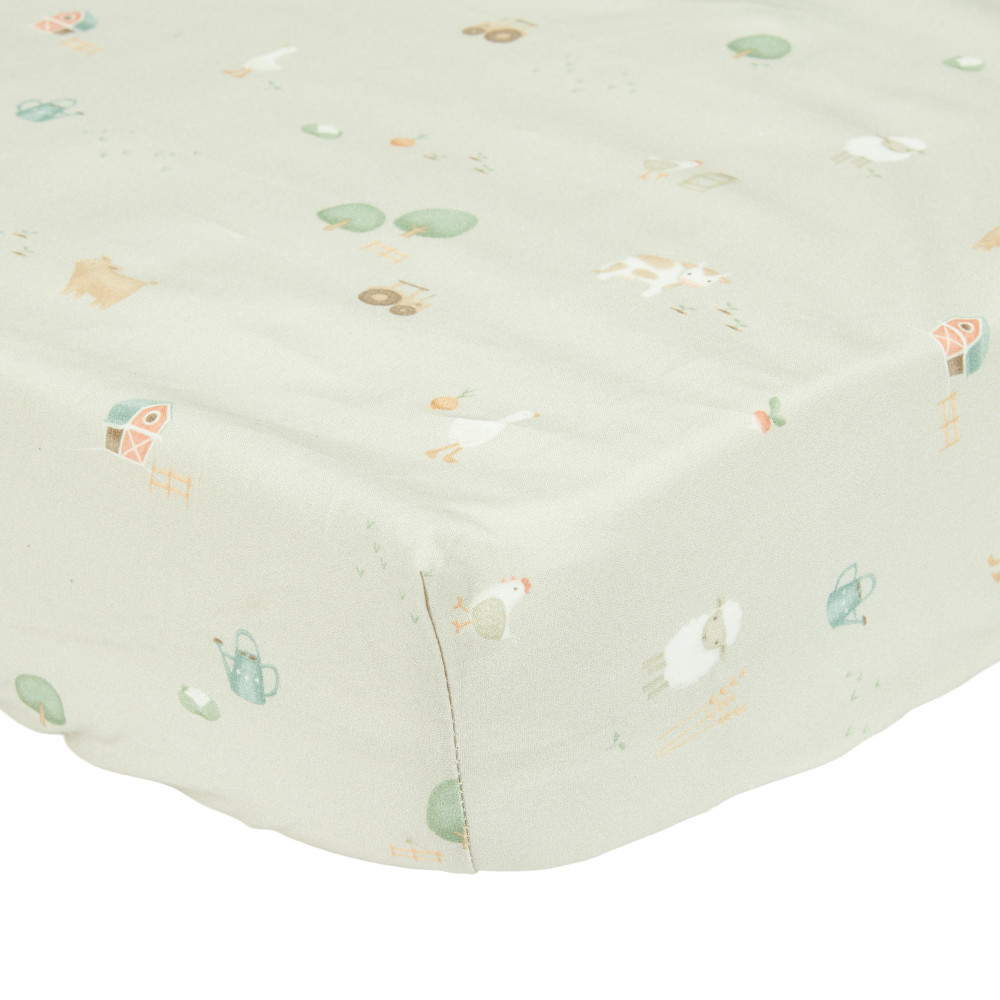Little Dutch gumis lepedő 70x140 cm - Little Farm