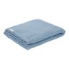 Little dutch kötött gyerek takaró Pure Denim Blue