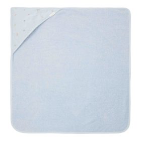   Little Dutch hímzett kapucnis fürdőlepedő 100x100 cm Blue