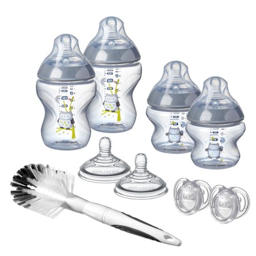 Tommee Tippee újszülött cumisüveg kezdő szett CTN (9 db) szürke bagoly
