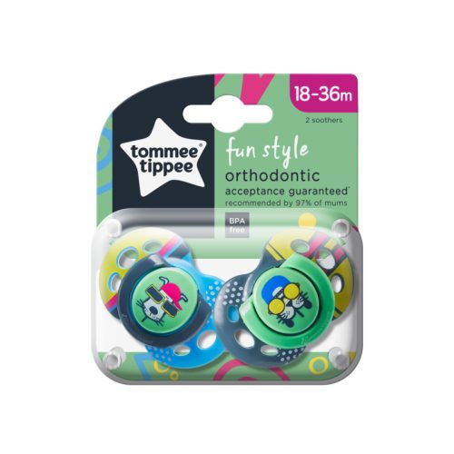 Tommee Tippee játszócumi CTN Fun 2 db 18-36 hó fiú  