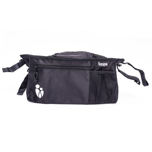 Zopa rendező táska babakocsira fekete két italtartóval ZOP019040