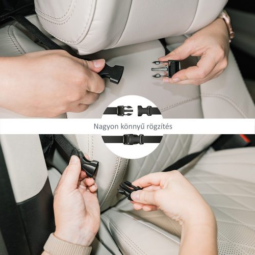 Zopa autós rendező üléstámlára tablet zsebbel fekete ZOP029112