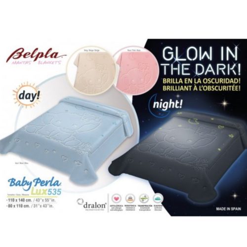 Belpla takaró Baby Sweet Perla Gold 110x140 dobozos 535 beige