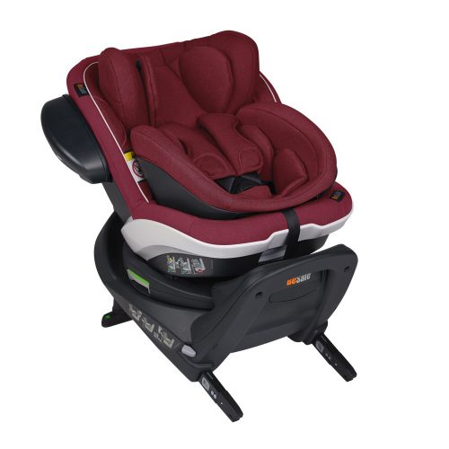 BeSafe gyerekülés iZi Twist B I-Size ISOfix 40-105 cm Burgundy Mélange