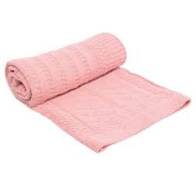   Kikkaboo takaró kötött 70x100cm Geometriai mintás rózsaszín