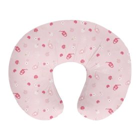   Kikkaboo szoptató párna ranforce pamut 50cm Édes Otthon rózsaszín