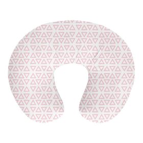   Kikkaboo szoptató párna ranforce pamut 50cm Nyusziék Párizsban rózsaszín