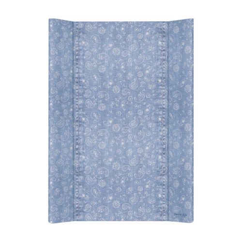 Ceba pelenkázó lap merev 2 oldalú 50x80cm Denim style boho kék