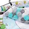 Kinderkraft játszószõnyeg SmartPlay játékhíddal, felhajtható széllel és labdákkal