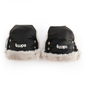   Zopa kesztyű babakocsira Fluffy vízálló Night Black fekete