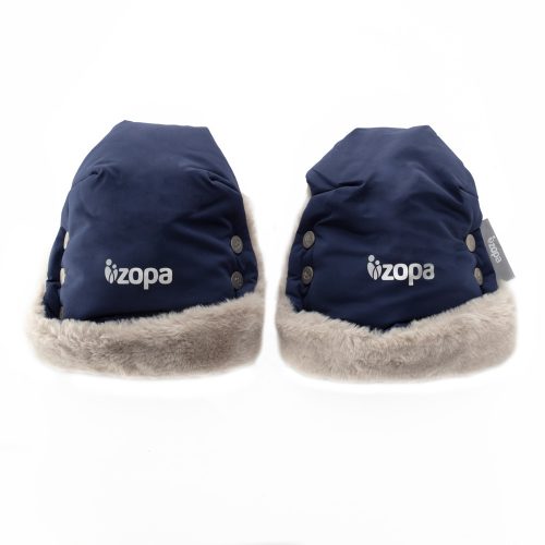 Zopa kesztyű babakocsira Fluffy vízálló Royal Blue kék